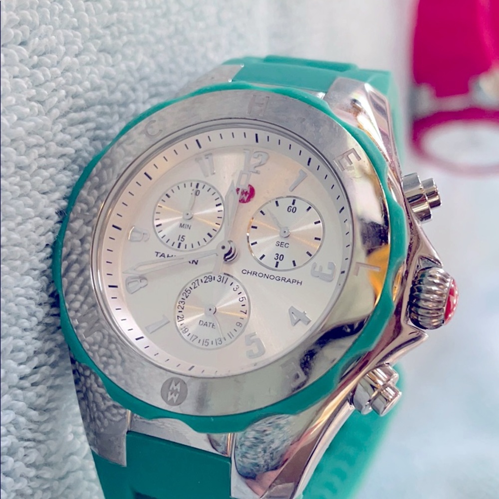 Michele Watch Seafoam Green